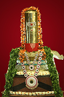 Panchaloha shiva linga at Ramaneswaram