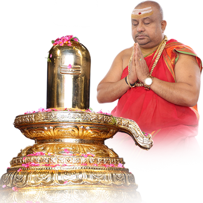 Siddhaguru with Mahakalavana Shiva Linga